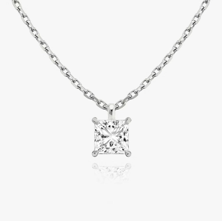 Princess Diamond Pendant