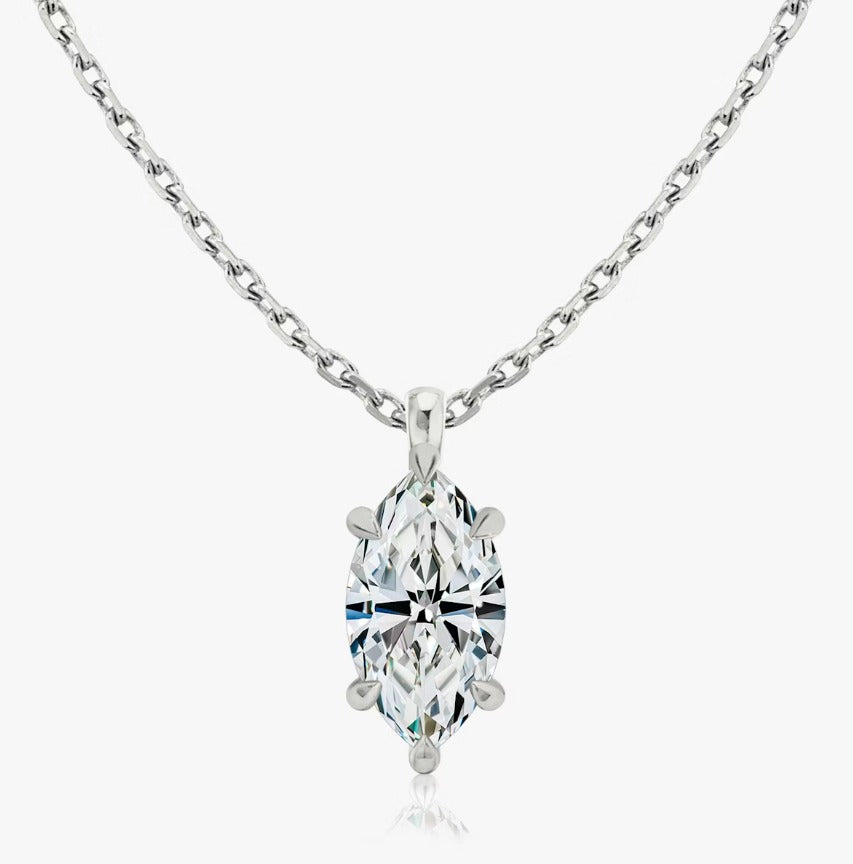 Marquise Diamond Pendant