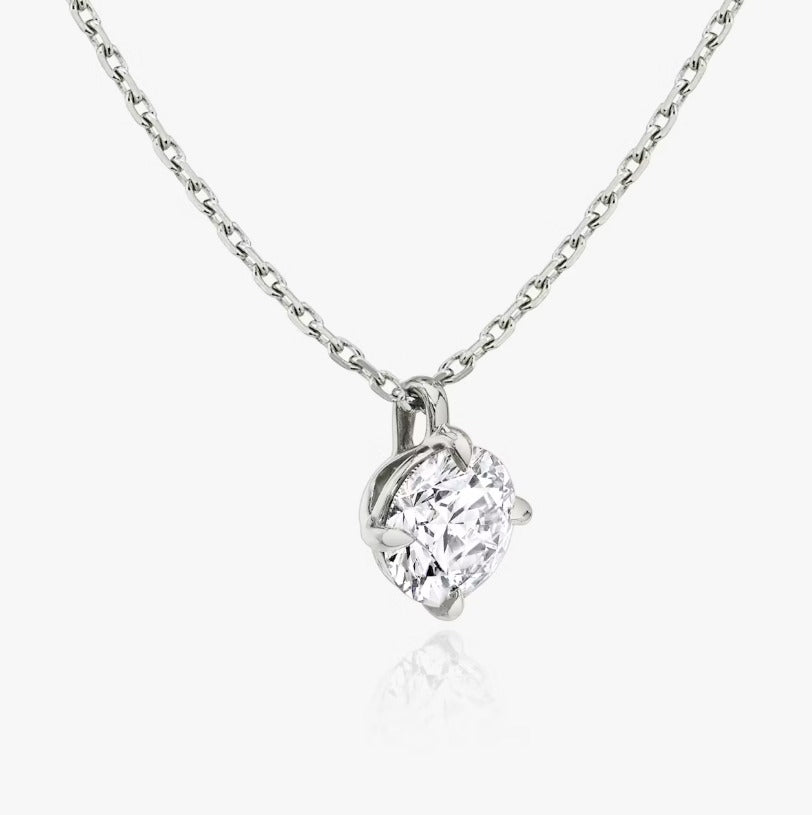 Round Diamond Pendant