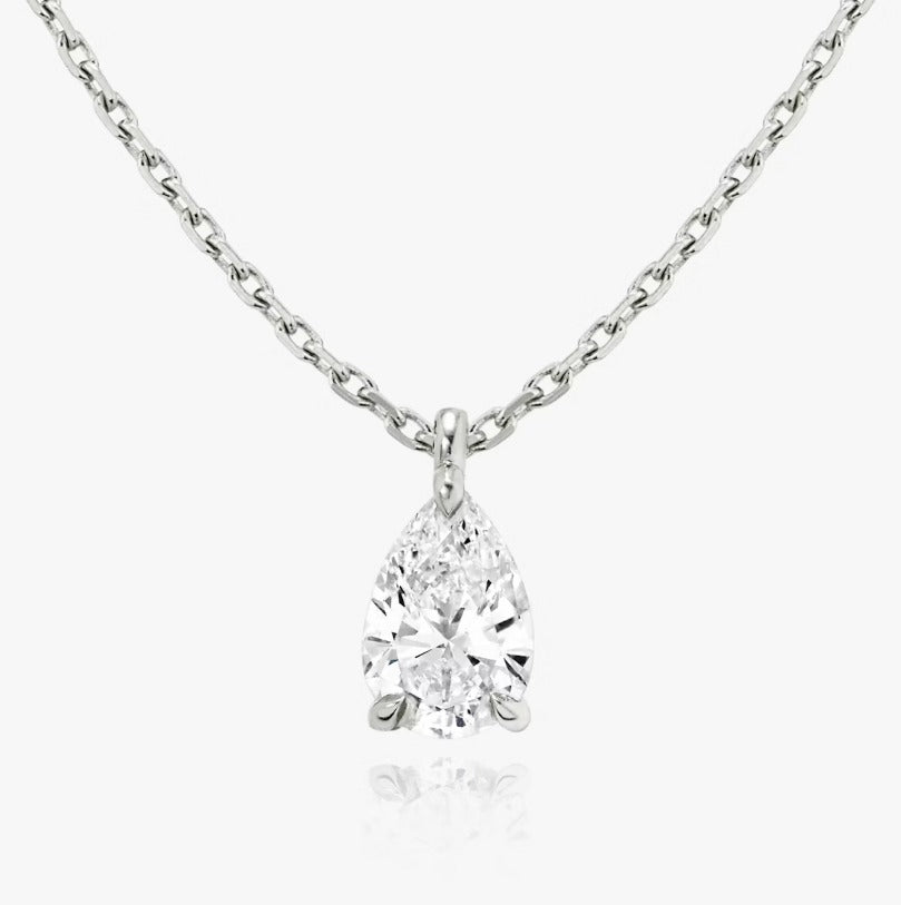 Pear Diamond Pendant