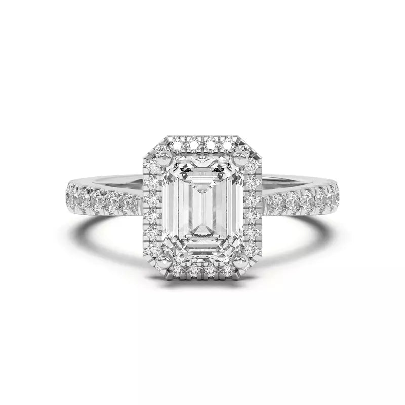 Halo Diamond Ring