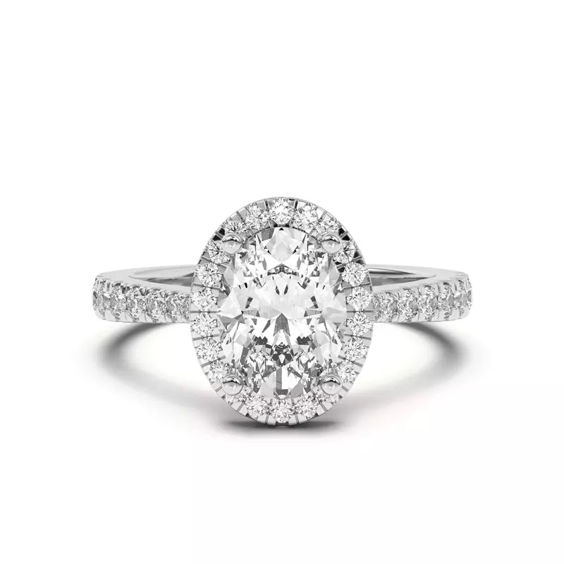 Halo Diamond Ring