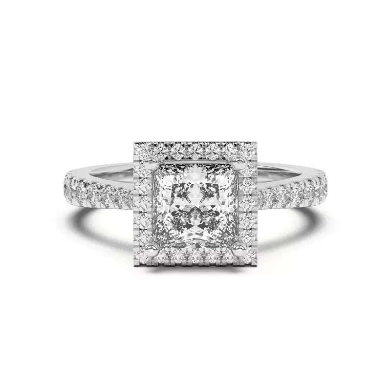 Halo Diamond Ring