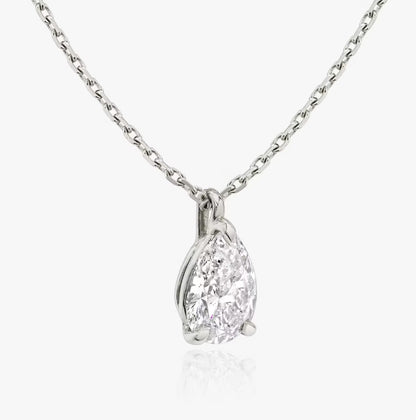 Pear Diamond Pendant