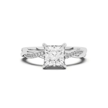 Twisted Diamond Ring