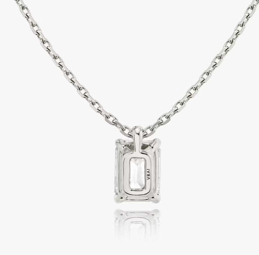 Emerald Diamond Pendant