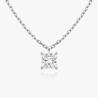 Princess Diamond Pendant
