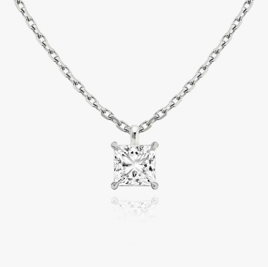 Princess Diamond Pendant