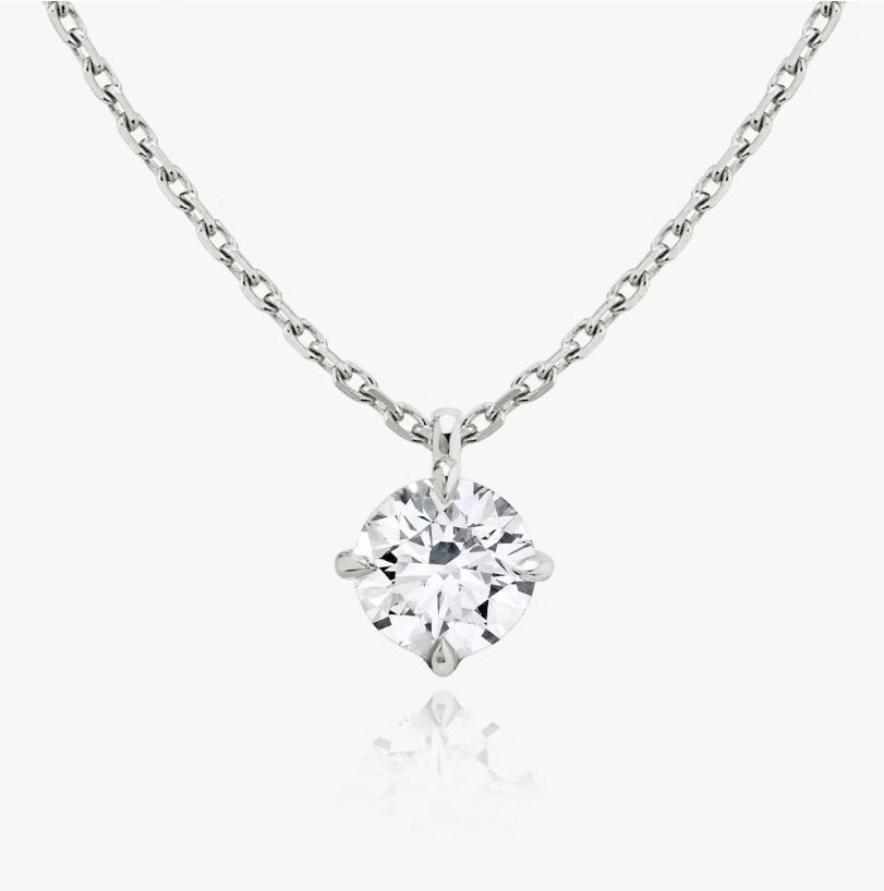 Round Diamond Pendant