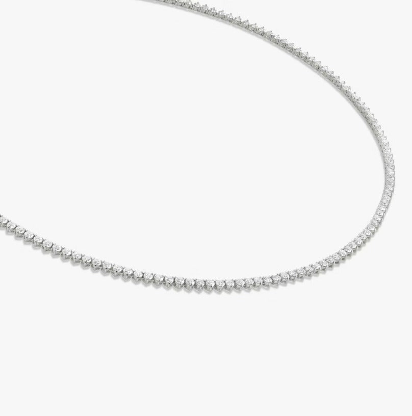 Round Tennis Necklace