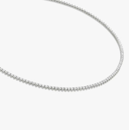 Round Tennis Necklace