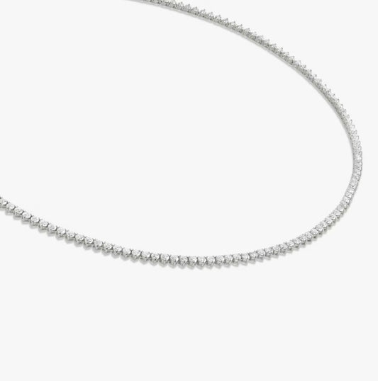 Round Tennis Necklace