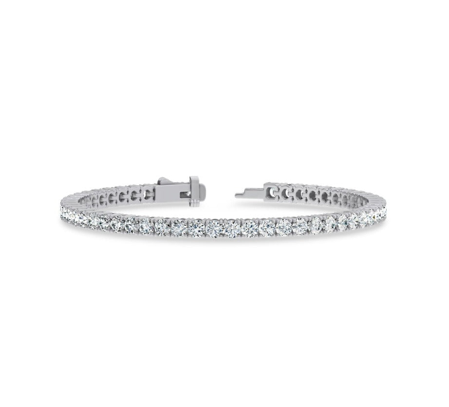 Round Diamond Tennis Bracelet