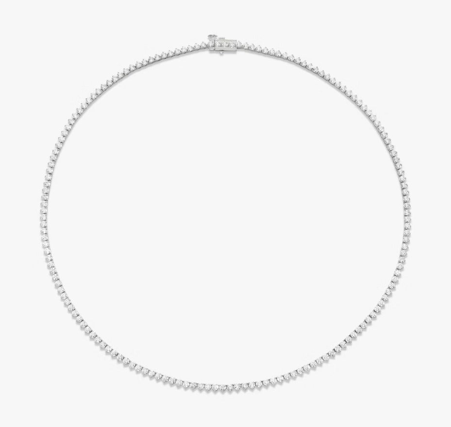 Round Tennis Necklace