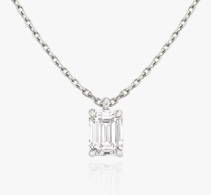 Emerald Diamond Pendant