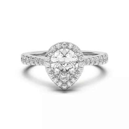 Halo Diamond Ring